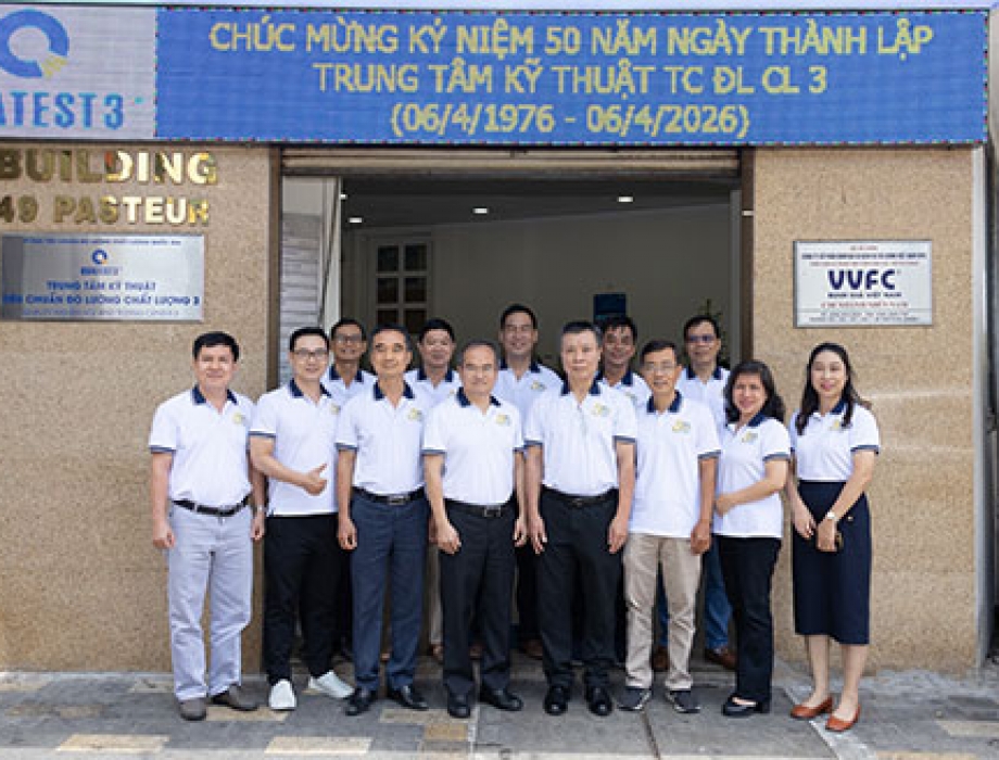 Khoảnh khắc ý nghĩa của tập thể cán bộ viên chức, người lao động trong ngày sinh nhật QUATEST 3 tròn 50 năm