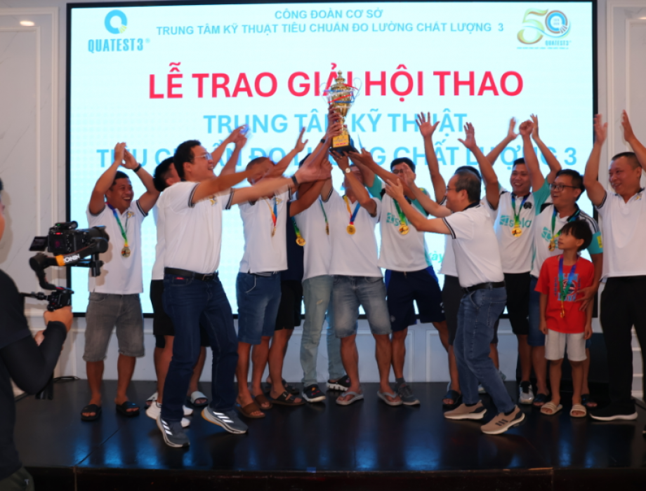 Nhiều hoạt động sôi động ở Hội thao năm 2025 hướng đến Chào mừng Kỷ niệm 50 năm thành lập QUATEST 3