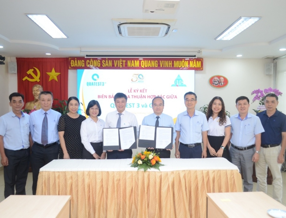 QUATEST 3 và QTC ký kết thỏa thuận hợp tác, thúc đẩy đào tạo và phát triển chuyên môn
