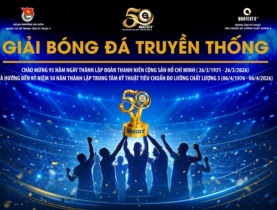 Sẵn sàng cho Giải bóng đá mini truyền thống của QUATEST 3 hướng đến kỷ niệm 50 năm ngày thành lập Trung tâm