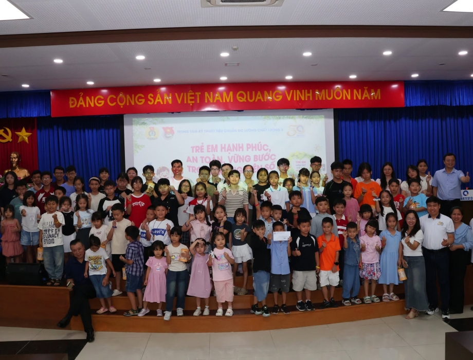 Tổ chức nhiều hoạt động ý nghĩa cho các cháu thiếu nhi là con của cán bộ, viên chức người lao động QUATEST 3